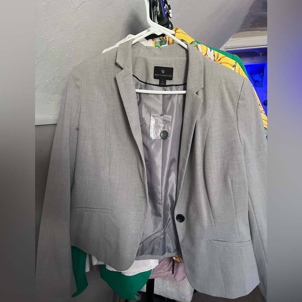 Worthington Light Gray Men's Blazer